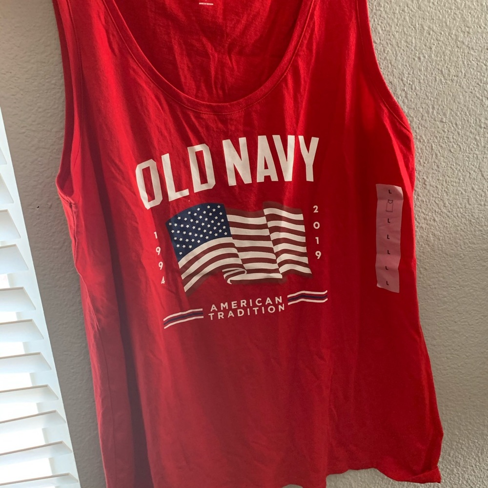 Red shirt old navy